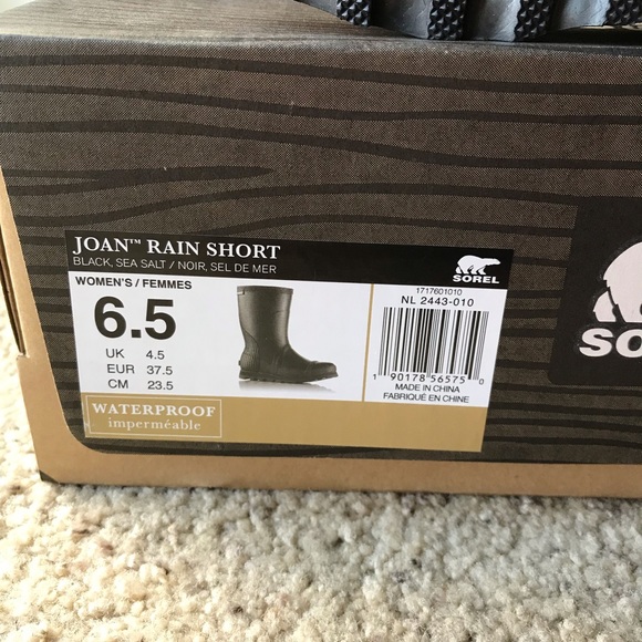Sorel Joan Rain Short Boots - Picture 5 of 5